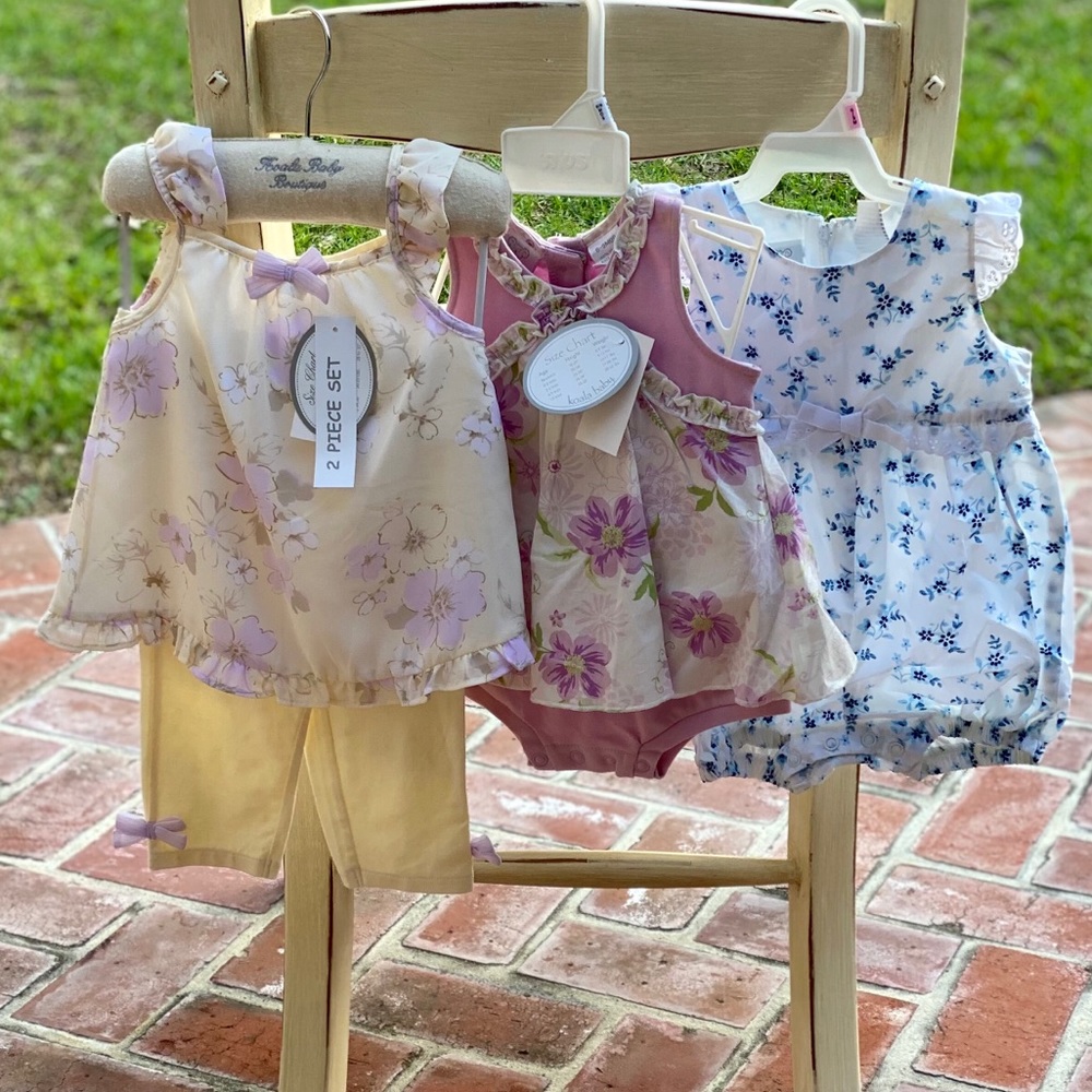(3)NWT spring/summer outfits